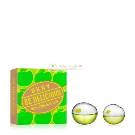 DKNY Be Delicious Eau de Parfum 2-teiliges Geschenkset für Frauen - Parfümspray 100 ml & 30 ml