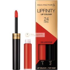   Max Factor Lipfinity Langzeit Lippenstift Zwei Schritte 13 Luscious, 4.2g