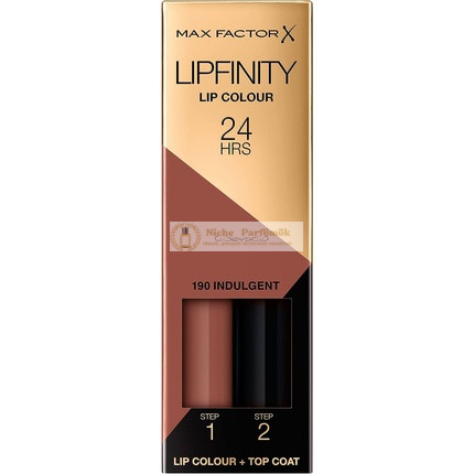 Max Factor Lipfinity Hosszantartó Kétlépcsős Rúzs 190 Indulgent, 4,2g
