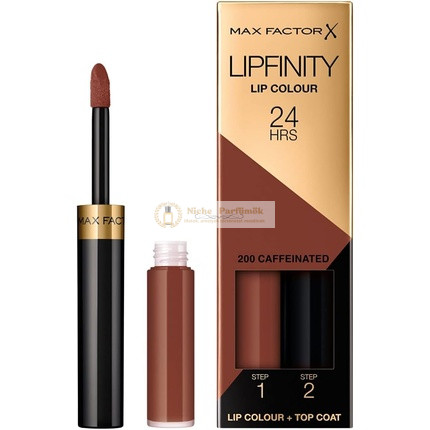 Max Factor Lipfinity Ajkak Szín 2-Lépéses Rúzs - 200 Koffein, 4ml