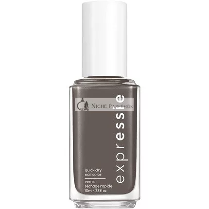 essie expressie Gyorsan Száradó Vegán Körömlakk Nincs Idő Helyi Tompa Szürke