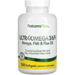   NaturesPlus Ultra Omega 3 6 9 1200mg Omega Blend Búzafű Olaj Halolaj Lenmagolaj 90 Lágykapszula