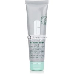  Clinique All About Clean 2-In-1 Aktív Szén Maszk + Radírozó Arctisztító, 100ml