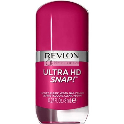 Revlon Ultra HD Snap Körömlakk Hosszantartó Vegán Formula Gyorsan Száradó Egy Rétegű Teljes Fedés Szín 8ml Berry Blissed