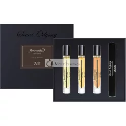   Junoon Pour Homme Kollektion SCENT ODYSSEY Edp 7.5ml - Set von 3 Satin Velvet Leder