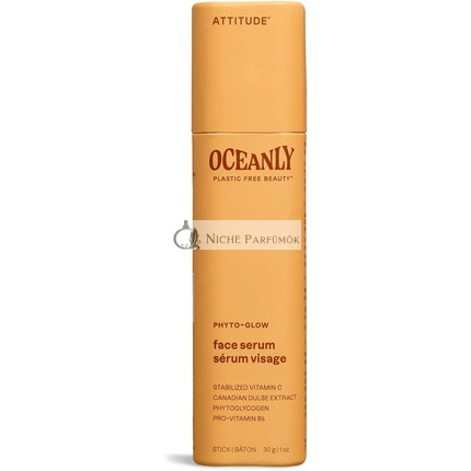 ATTITUDE Oceanly Arckrém Stift, EWG Ellenőrzött Növényi és Ásványi Összetevők, Vegán Bőrápolási Termékek PHYTO GLOW Illatmentes, 30 gramm
