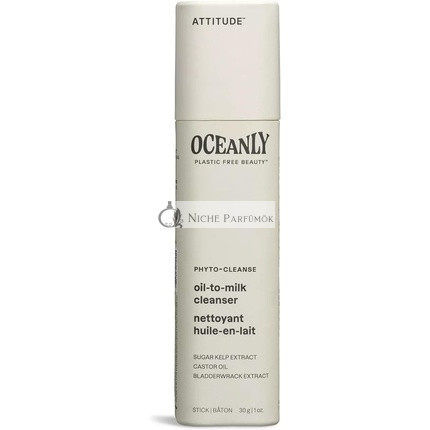 ATTITUDE Oceanly Öl-zu-Milch Gesichtsreiniger Stick, 30 g