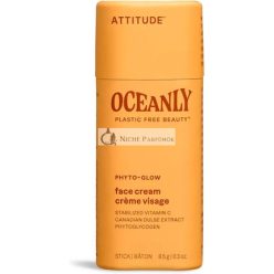   ATTITUDE Oceanly Arckrém Stift EWG Ellenőrzött Növényi és Ásványi Összetevőkkel, Vegán Bőrápoló Termékek PHYTO GLOW Illatmentes, 8.5 g