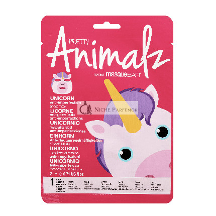 Masque Bar Pretty Animalz Egyszarvú Arcpakolás, 21g