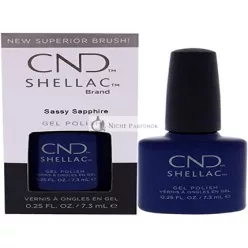 CND Shellac Crystal Alchemy Sassy Sapphire, 7.3ml