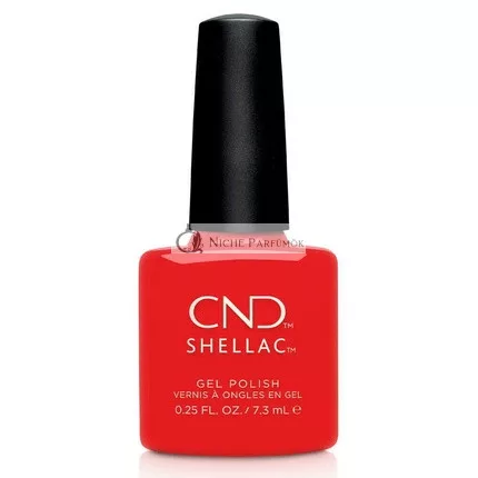 CND Shellac Hybrid Nagellack Poppy Fields, 7,3 ml, Rot