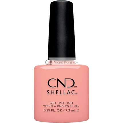 CND Shellac UV Nagellack Sunrise Energy, semi-transparent für Jelly-Effekt Nr. 467 Apricot, 7,5 ml