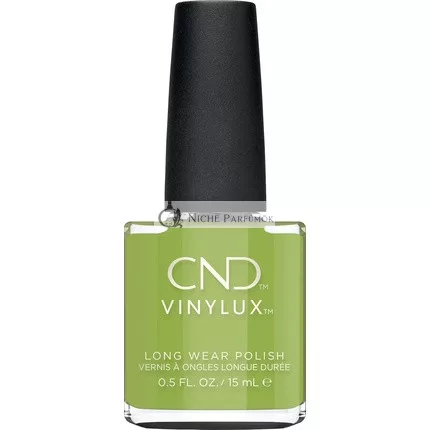 CND Vinylux Mezői Ragyogó Körömlakk No.470 Zöld Karcálló és Gyorsan Száradó, Gleam & Glow Kollekció