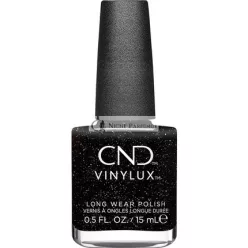   CND Vinylux Körömlakk - Opulent Onyx No. 483 Fekete Csillám, 15 ml