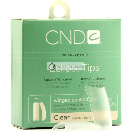 CND Brisa Sculpting Gel Eclipse Clear Tips Nr. 10