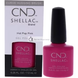 CND Shellac Hot Pop Pink, 7.3ml