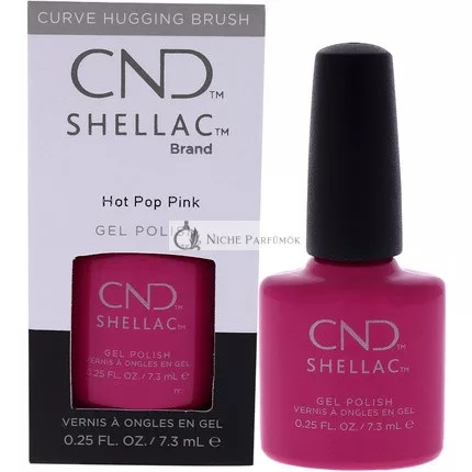 CND Shellac Hot Pop Pink, 7.3ml