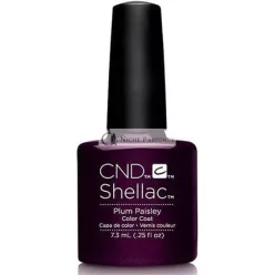 CND Shellac Plum Paisley, 7.3ml, Lila