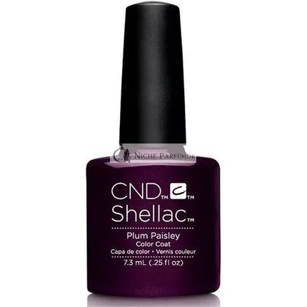 CND Shellac Plum Paisley, 7.3ml, Lila
