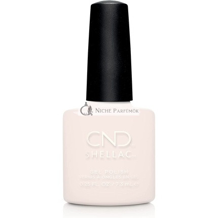 CND Shellac Gél Körömlakk Hosszan Tartó Körömfesték Szín Kanyargós Ecsettel Fehér, 7.39 ml