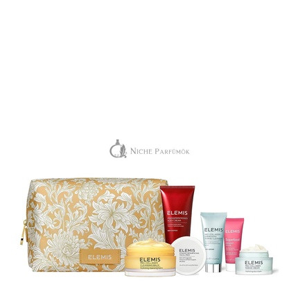 ELEMIS x Morris & Co. Ikonische Reise-Kollektion Anti-Aging 6-teiliges Hautpflege-Set