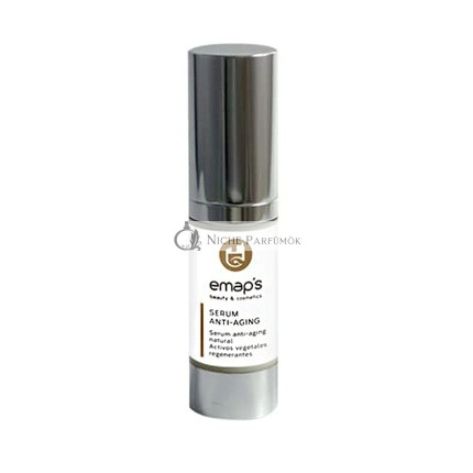 EMAP szépség 100% természetes öregedésgátló szérum, 15 ml, tiszta rózsacsípő olajjal és édes mandula olajjal