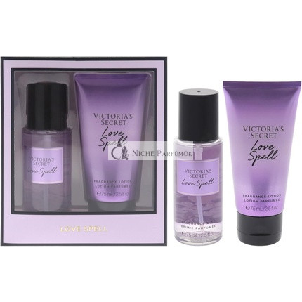 Love Spell Szett a Victoria's Secret-től Nőknek 2 db Mini Ajándékcsomag, 74ml