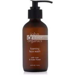 Schaumgesichtswäsche mit Rose und Lindenblüte