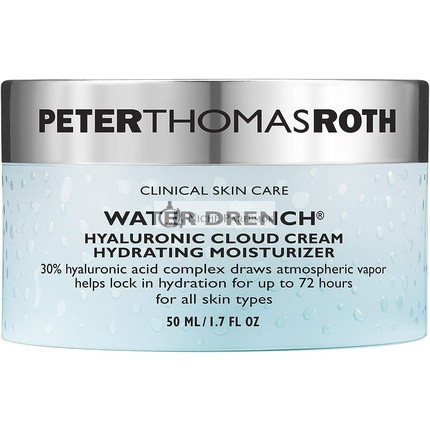 Peter Thomas Roth Wasser Drench Hyaluron Cloud Cream Feuchtigkeitsspendende Creme, Ohrstöpsel 4cm Schwarz