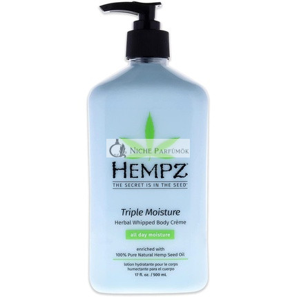 Hempz Triple Moisture Herbal Body Moisturizer, Enchanted Grapefruit & Sparkling Peach, 500ml