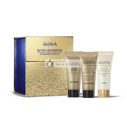 Ahava Unaufhaltsame Strahlkraft Geschenkset mit Kristall Osmoter Glättungscreme