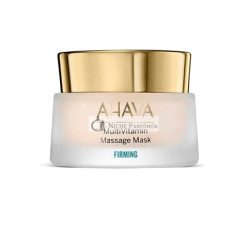   AHAVA Festigende MultiVitamin Massage Maske mit Anti-Aging-Vitaminen C, Pro B5, B3, D & speziellen Mineralien aus dem Toten Meer, 50ml