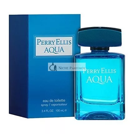 Perry Ellis Aqua For Him Eau De Toilette Spray, 100ml