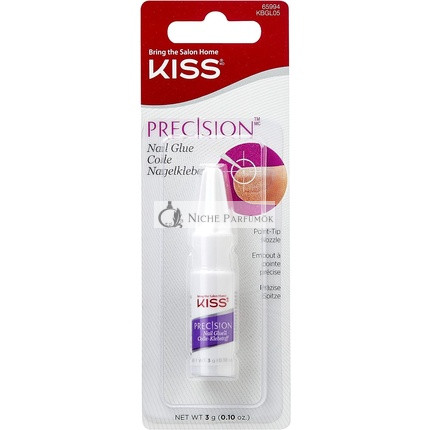 Kiss Nagelkleber mit Dosierspritze 3g Transparent