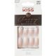 KISS Classy Nails Kollektion Be-you-tiful Lange Coffin-förmige Kunstnägel 28 falsche Nägel Nagelkleber Nagelfeile und Maniküre-Stick, 1 Stück