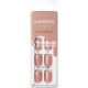 KISS imPRESS Farb-Gel-Nagelset Sandbox mit PureFit-Technologie - Enthält Prep Pad, Mini-Feile, Nagelhautschieber und 30 Kunstnägel