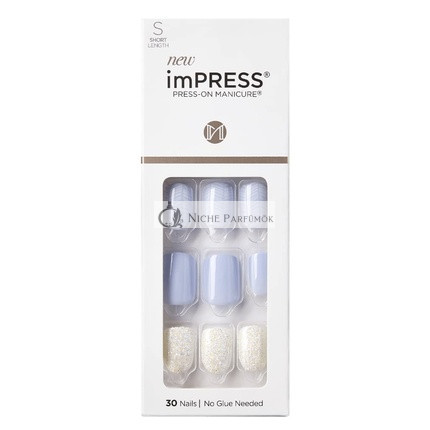Kiss ImPress Press-On Maniküre Kurze Länge Nägel Lavender Whisper