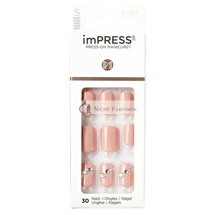Selbstklebende Nägel imPRESS Nails Crystal Blossom, 30 Stück