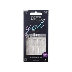   KISS Gel Fantasy Allure Mittlere Nägel Klebe-Skulpturen 28-teiliges Set - Wie Funkelnd