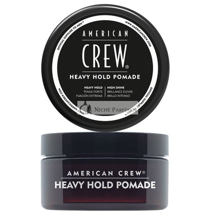 American Crew Heavy Hold Pomade 85g - Stylingprodukt für Männer mit extremem Halt und hohem Glanz