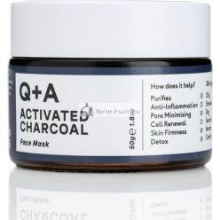   Q+A Aktivált Szén Maszk Méregtelenítő Kozmetikai Maszk 50g