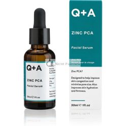   Q+A Zinc PCA Arckrém Pórusok Minimalizálására és Sejtciklus Fokozására, 30ml