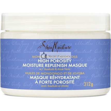 Shea Moisture Mongongo- und Jojobaöle Hochporöse Feuchtigkeitsmaske, 311g