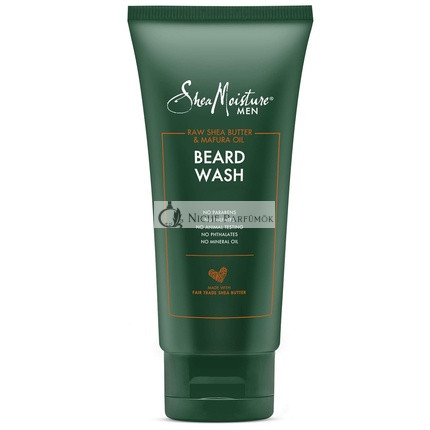 Shea Moisture Férfi Szakállmosó Prémium Összetevőkkel Maracuja Olajjal és Shea Vajjal, 170ml