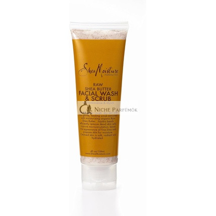 Shea Moisture Nyers Shea Vaj Arctisztító és Hámlasztó, 113g
