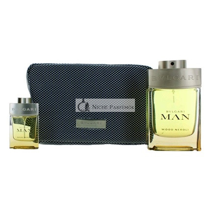 Bvlgari Man Wood Neroli Parfüm Szett Eau de Parfum 100ml+15ml+Tasak, 300g
