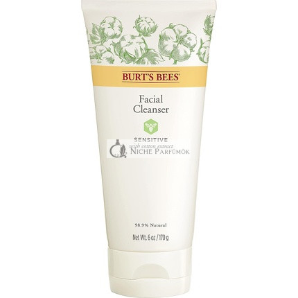 Burt's Bees Sensitiver Gesichtsreiniger mit Baumwollextrakt, 170g