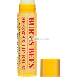   Burt's Bees Bienenwachs Lippenbalsam Stick mit Vitamin E & Pfefferminzöl, 4.25g