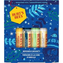   Burt's Bees Lippenbalsam Geschenkset - Bienenwachs, Vanille, Gurkenminze, Kokos