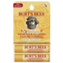   Burt's Bees 100% Natürlicher Feuchtigkeitsspendender Lippenbalsam mit Bienenwachs 2 Röhrchen 8,5g - Packung mit 2